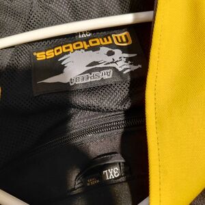 Motoboss Yellow Motorcycle Jacket